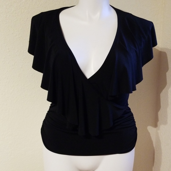 Bisou Bisou black top lg - Picture 1 of 8